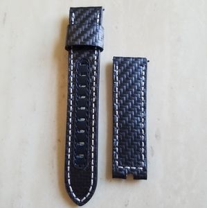 Undone carbon fiber watch strap